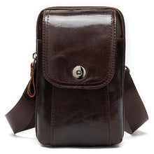 Load image into Gallery viewer, WESTAL men's genuine leather bags men small crossbody bag man handbag men's small/shoulder bag for phone belt sling waist packs