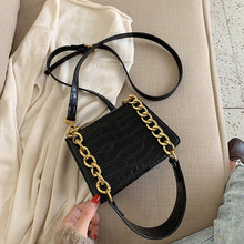 Load image into Gallery viewer, Stone Pattern PU Leather Shoulder Simple Bags For Women 2020 Chain Mini Fashion Travel Handbags and Purses Cross Body Bag
