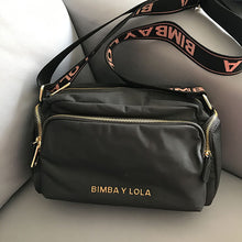 Load image into Gallery viewer, bimbaylola brand women's messenger bag wide shoulder strap word one shoulder messenger bag ladies small square bag ladies bag
